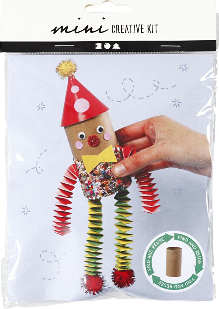 Mini Diy Kit - Toiletrulle Klovn
