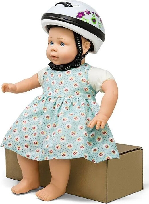 Mini Mommy - Cykelhjelm Til Dukke - Hvid