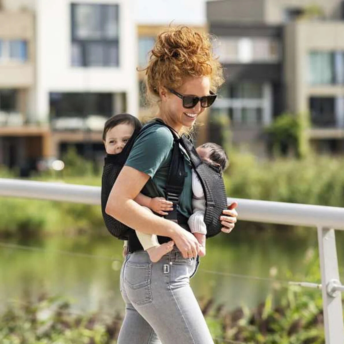 Mini Monkey Baby Tandemsele - Sort