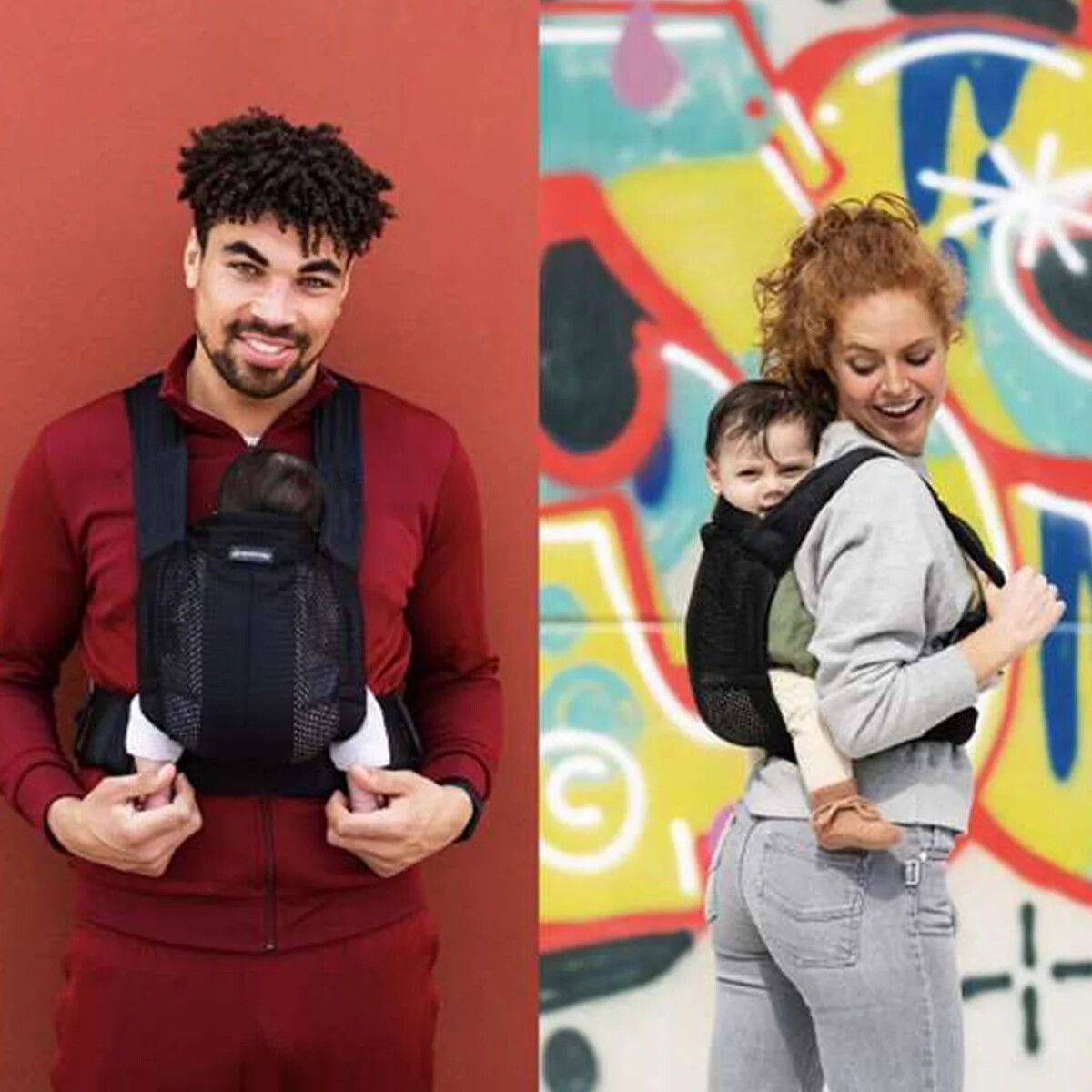 Mini Monkey Baby Tandemsele - Sort