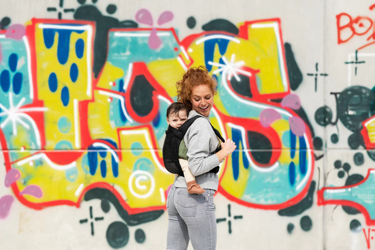 Minimonkey Bæresele - Sort