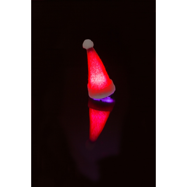 Mini Nissehue Med Clip Og Lys Ca 12 Cm - Out Of The Blue