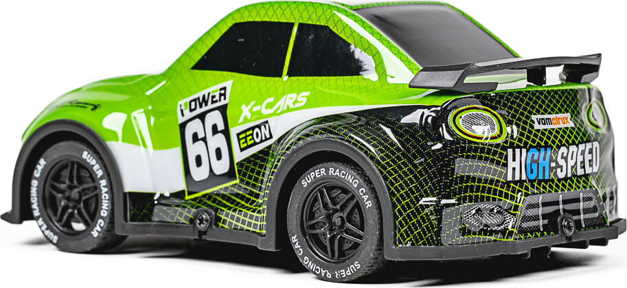 Tec-Toy - Mini Rally Rc Bil Med Lys - 1 24 - 2 4 Ghz - Grøn