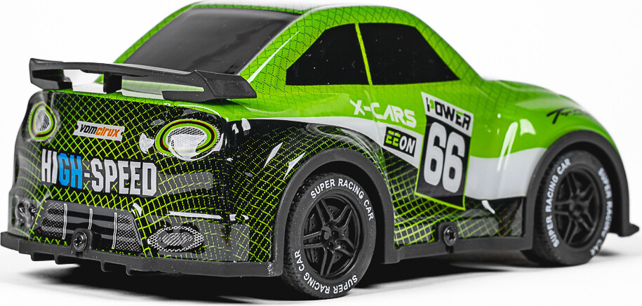 Tec-Toy - Mini Rally Rc Bil Med Lys - 1 24 - 2 4 Ghz - Grøn