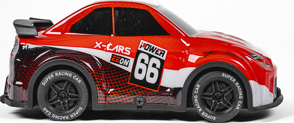 Tec-Toy - Mini Rally Rc Bil Med Lys - 1 24 - 2 4 Ghz - Rød