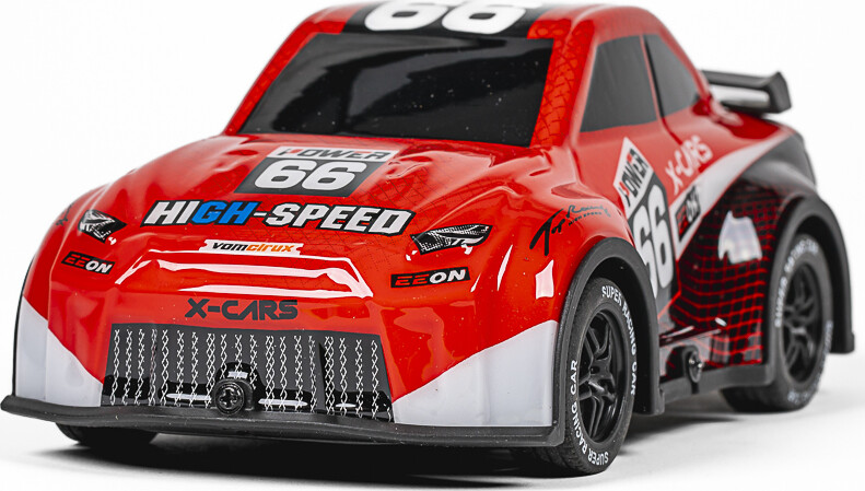 Tec-Toy - Mini Rally Rc Bil Med Lys - 1 24 - 2 4 Ghz - Rød