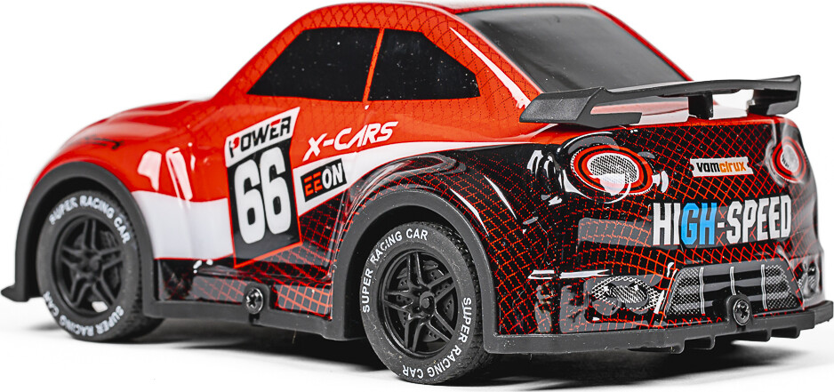 Tec-Toy - Mini Rally Rc Bil Med Lys - 1 24 - 2 4 Ghz - Rød