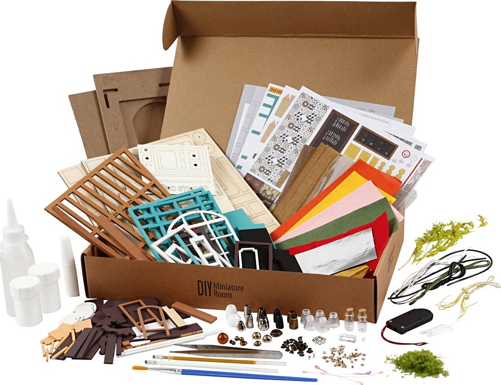 Miniaturerum - Kaffebar - H 19 Cm - L 22 6 Cm - B 19 4 Cm - 1 Stk