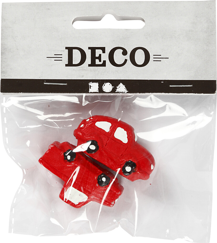 Minifigurer - H 20 Mm - L 40 Mm - Rød - 2 Stk