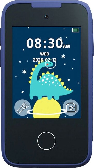 Minilens - Legetøjsmobil Med 23 Spil Kamera Og Optager - Blå