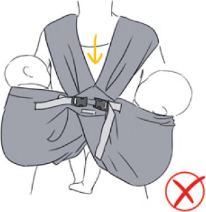 Minimonkey - Baby Tvillinge Bæresele Sort