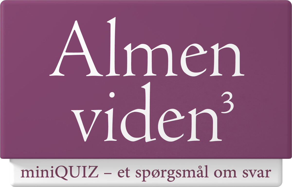 Miniquiz - Almen Viden 3