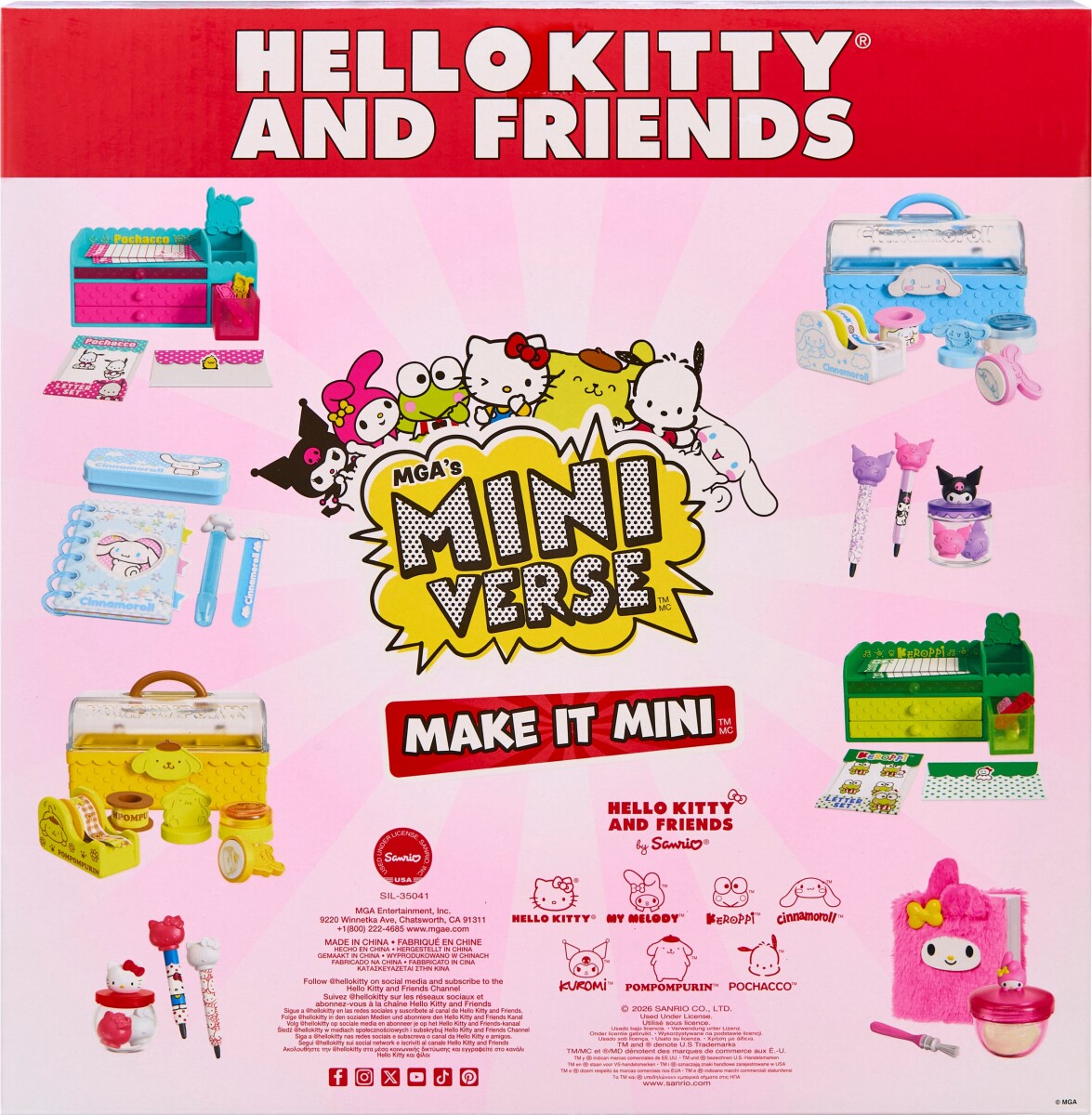 Miniverse - Make It Mini Sanrio S3 - Flere Varianter
