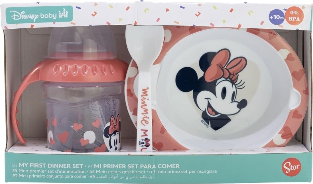 Minnie Mouse - 3 Pcs - Baby Gift Set 10707
