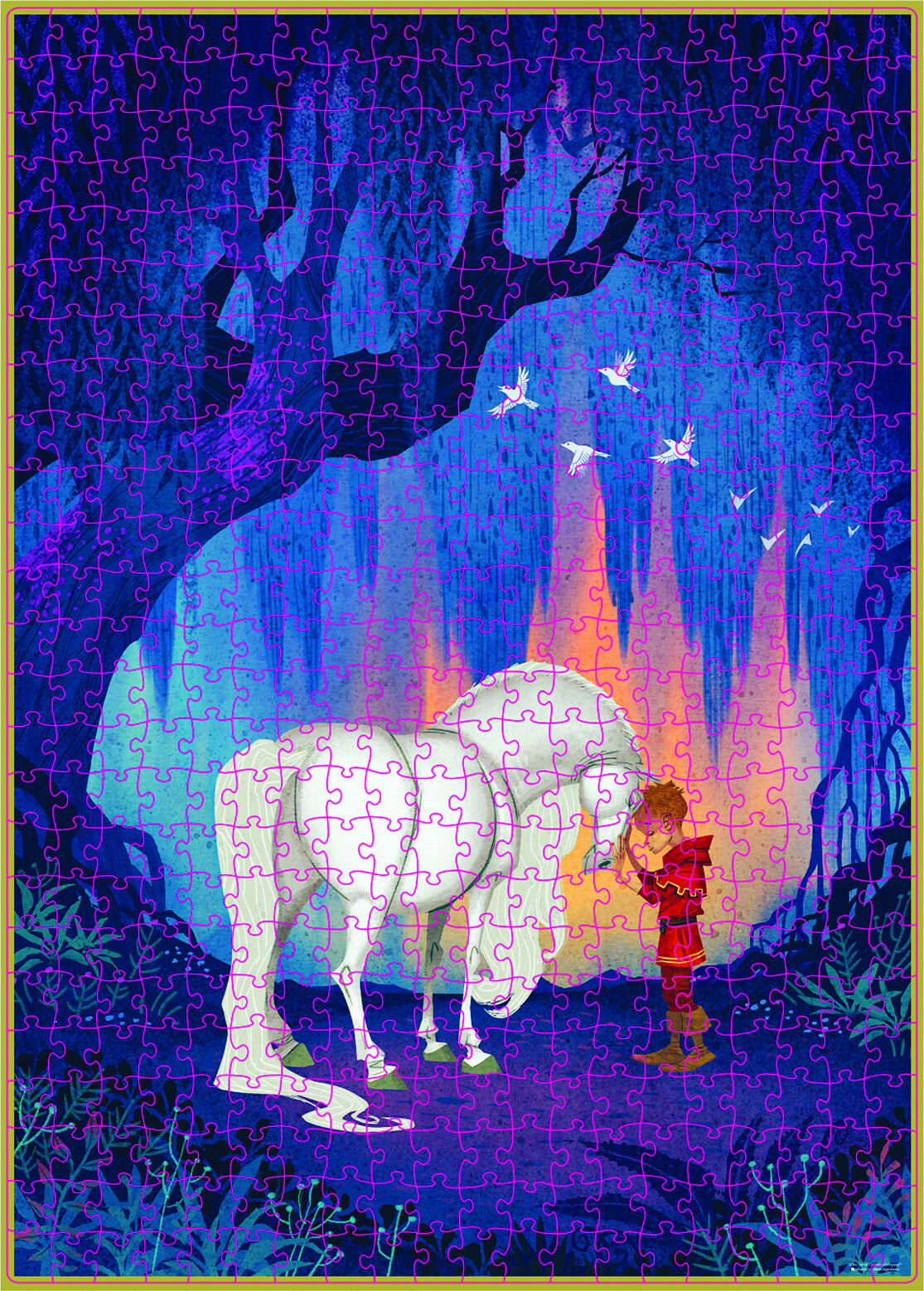 Art Puzzle Puslespil - Mio Min Mio - Hest - 500 Brikker - Barbo Toys