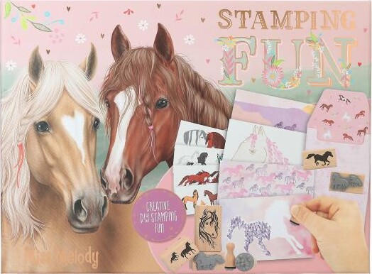 Miss Melody - Brevpapir Og Stempelsæt Til Børn