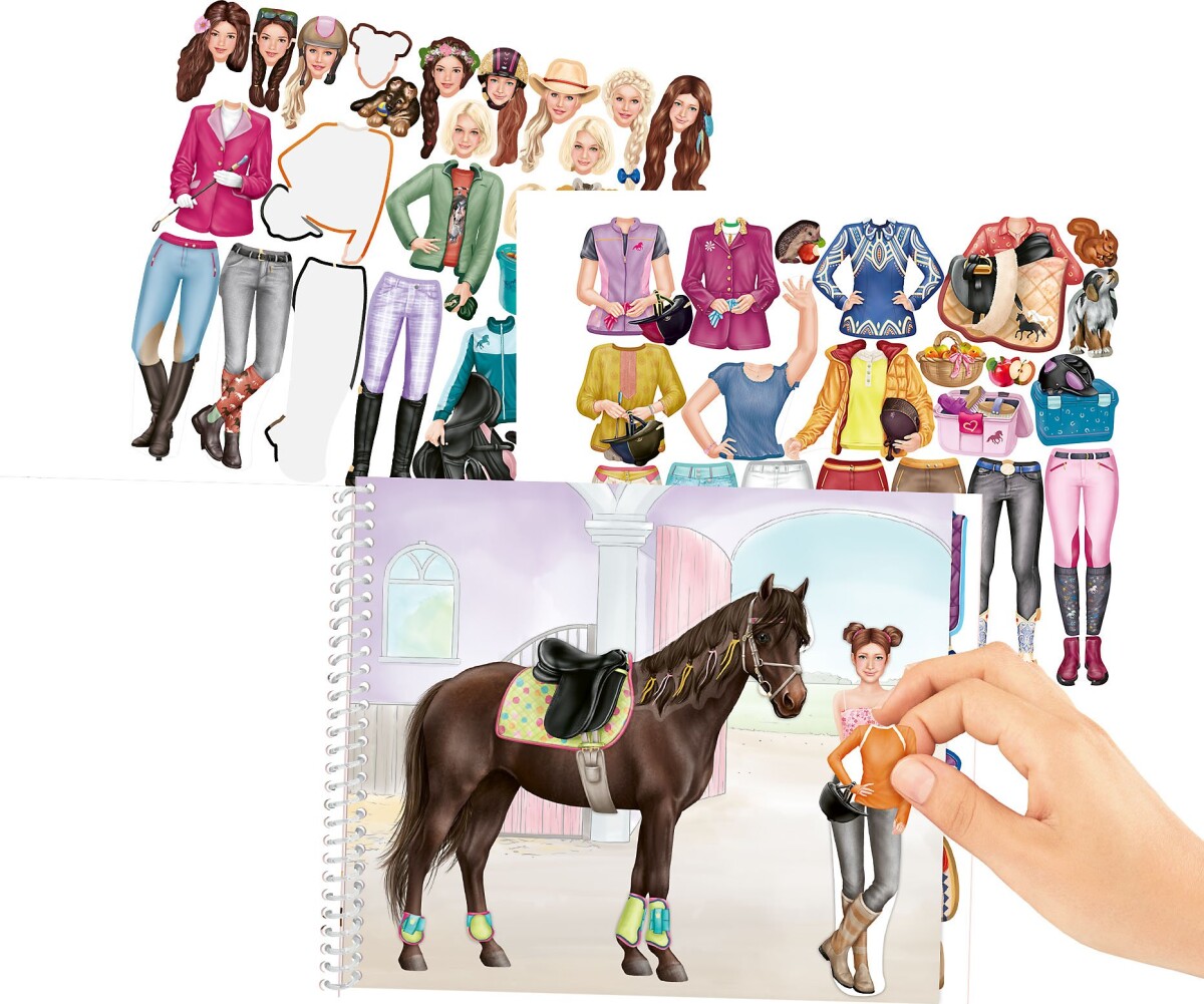 Miss Melody - Dress Me Up Stickersbog Bred