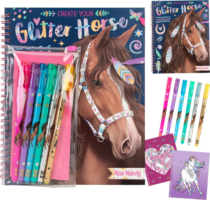 Miss Melody - Glitter Horse Bog Mgelpens