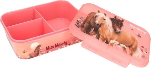 Miss Melody - Madkasse Med 3 Rum - Blomster