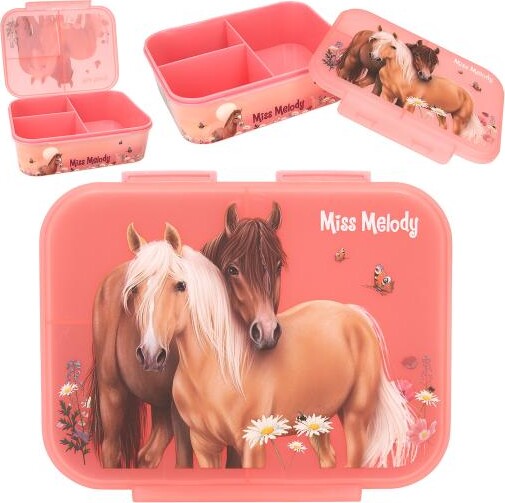 Miss Melody - Madkasse Med 3 Rum - Blomster