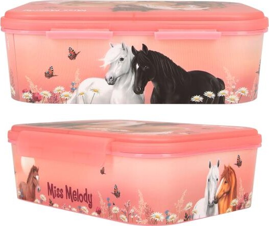 Miss Melody - Madkasse Med 3 Rum - Blomster