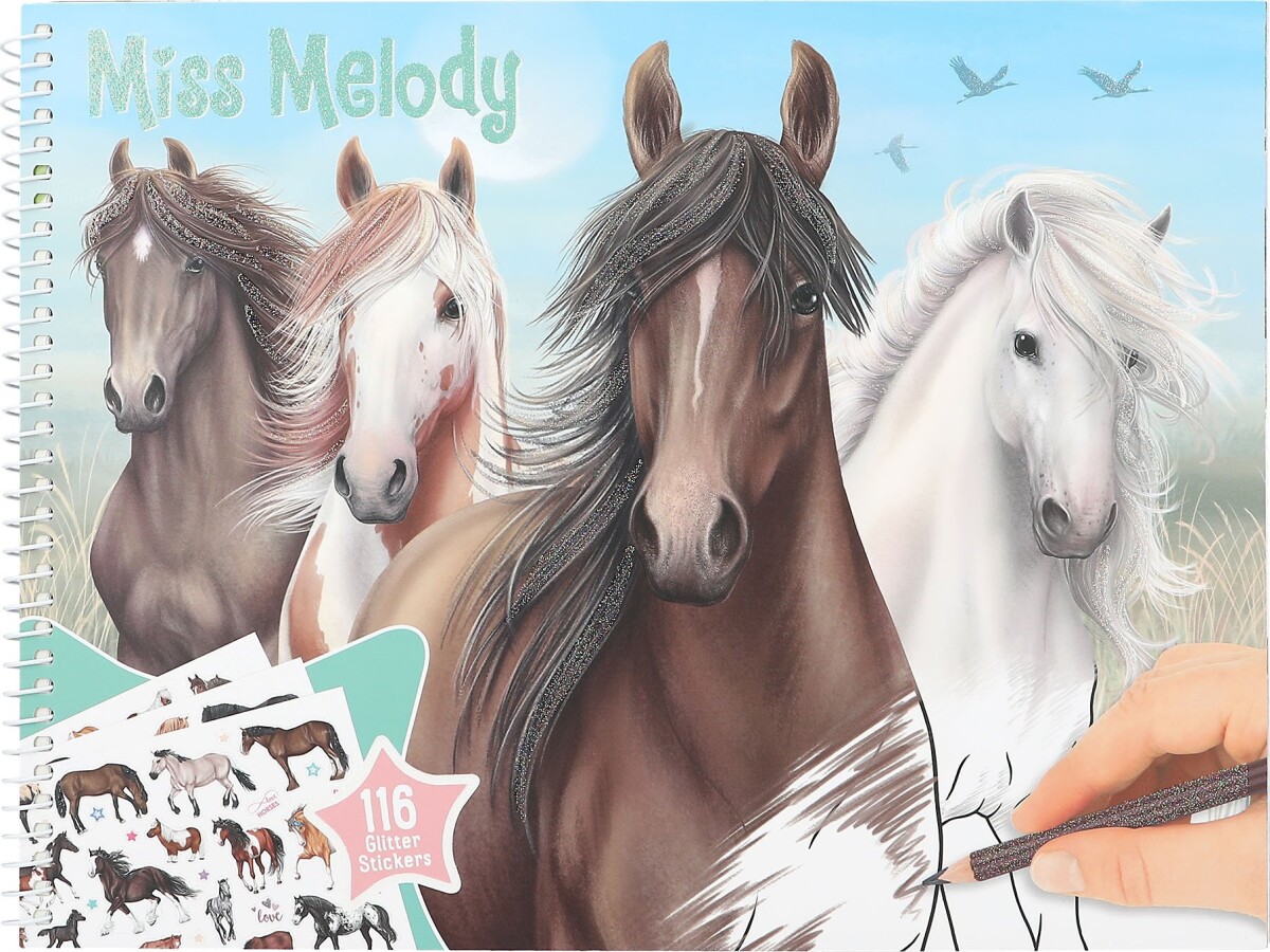 Miss Melody - Malebog - Heste