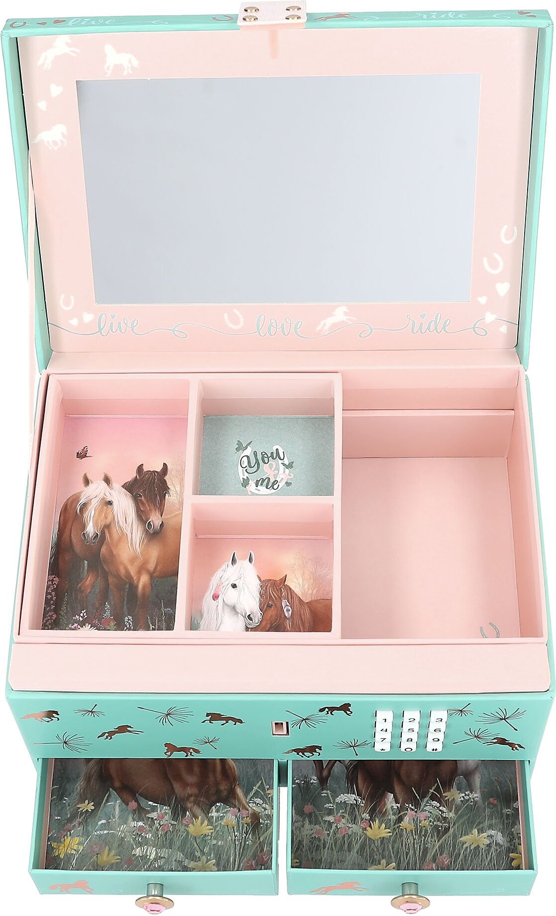 Miss Melody - Smykkeskrin Med Kode Og Musik - Grøn