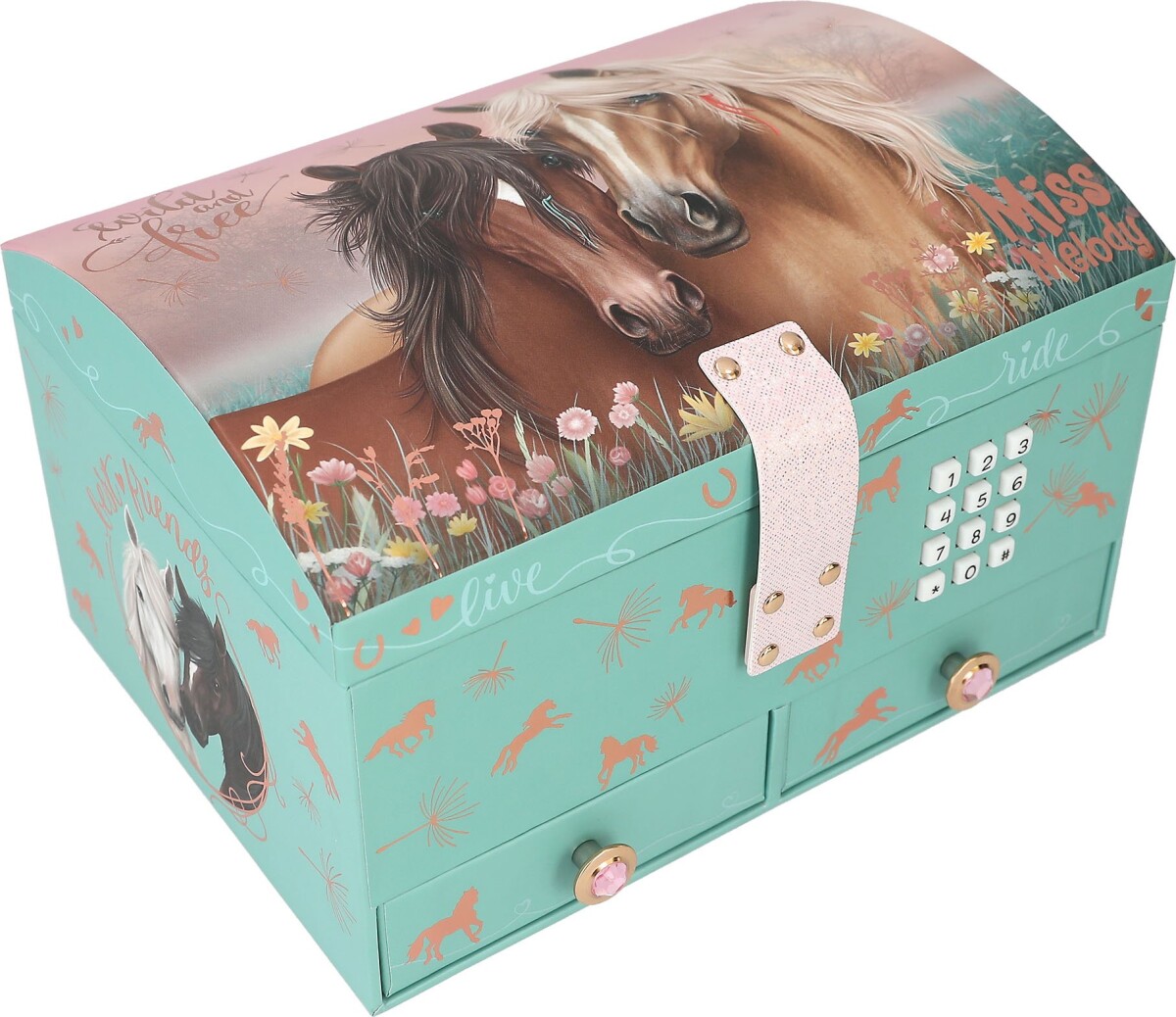 Miss Melody - Smykkeskrin Med Kode Og Musik - Grøn