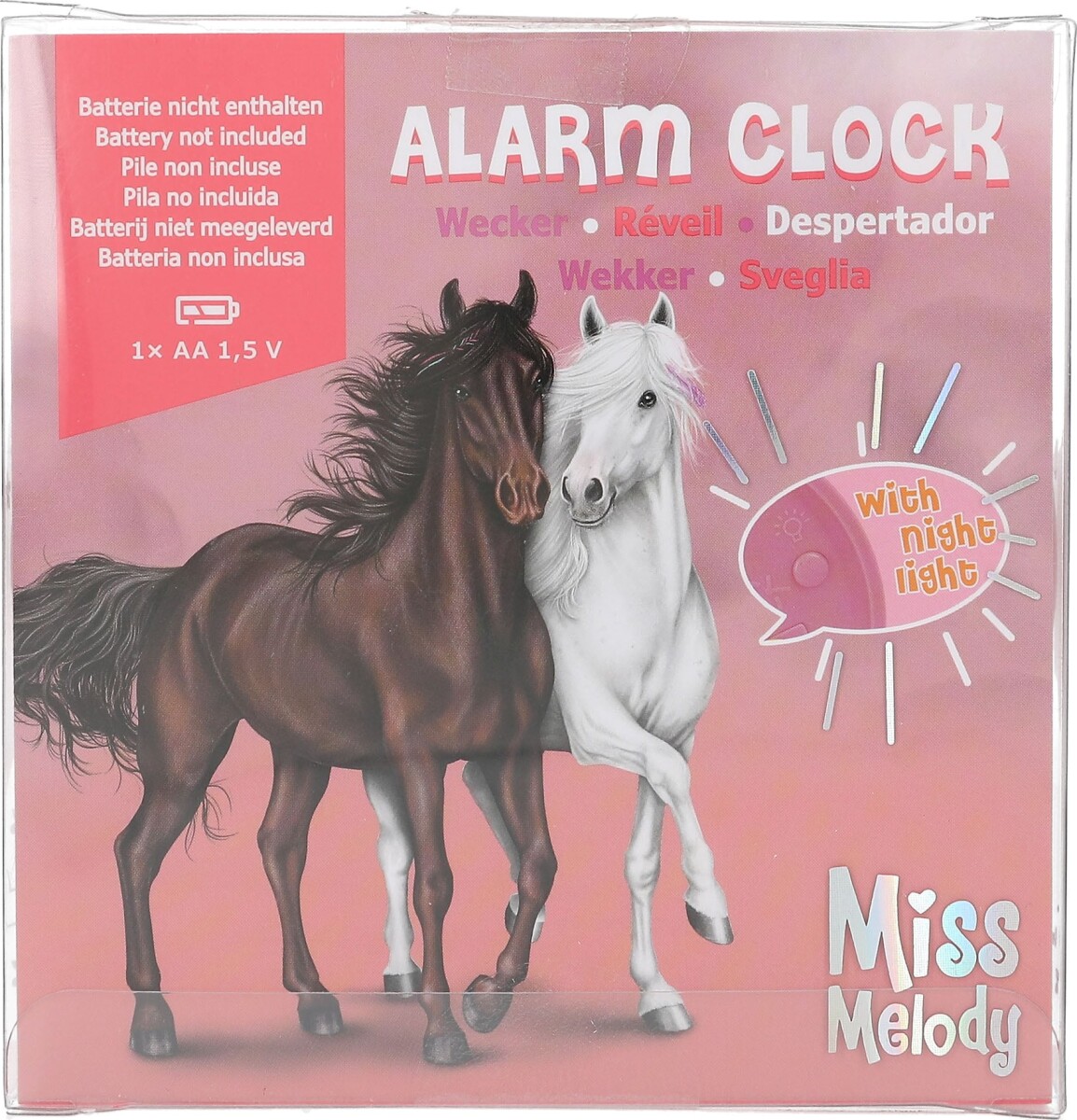 Miss Melody - Vækkeur - Pink