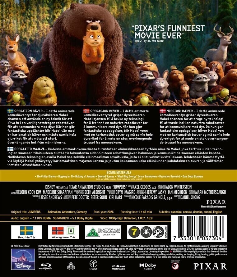 Mission Bæver Hoppers - Disney Pixar
