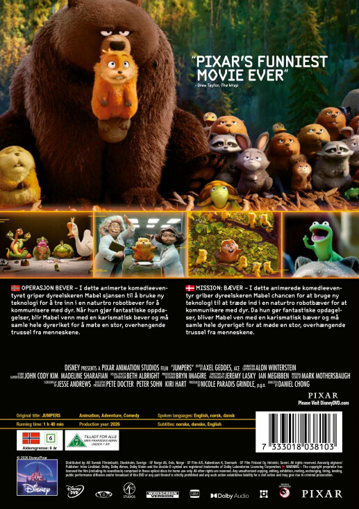Mission Bæver Hoppers - Disney Pixar