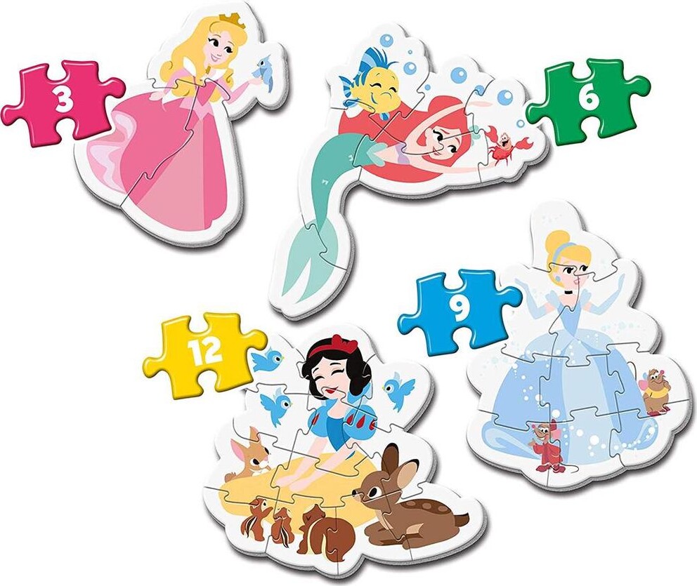 Disney Princess Puslespil - Mit Første Puslespil - Color - Clementoni - 4