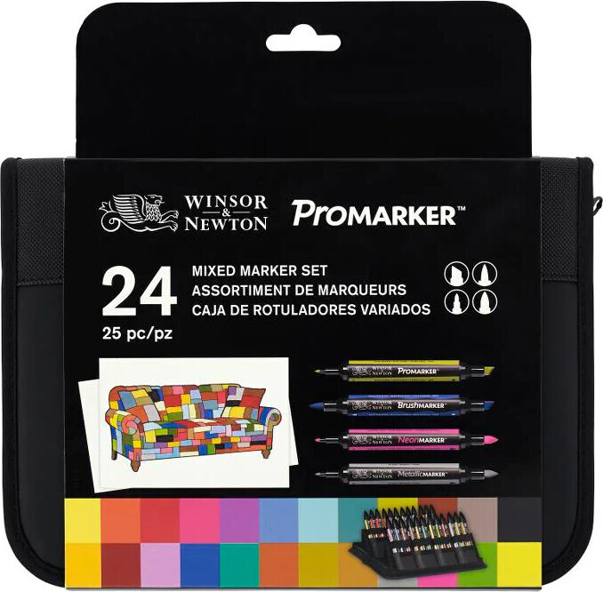 Mixed Marker Set 24Pcs In Bag - 0290037