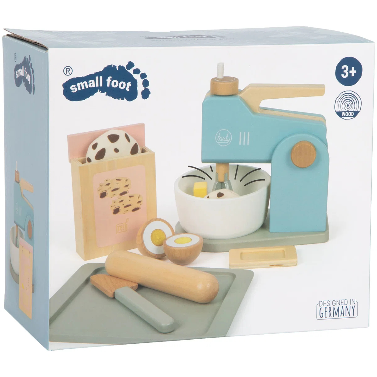 2-I-1 Håndmixer Og Røremaskine Legetøj Sæt - Tasty - Small Foot