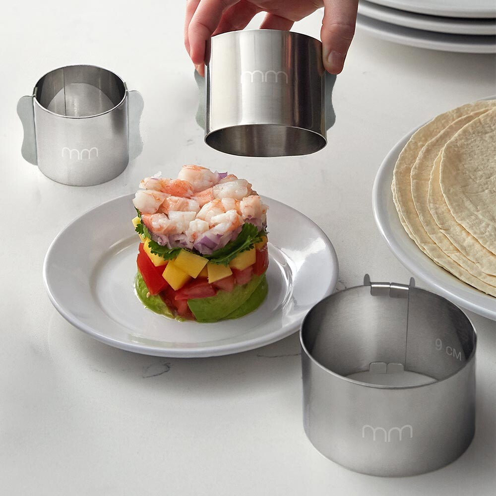 Justerbare Kageringe Sæt - 3 Stk - Mikamax