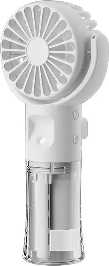 Mini Ventilator Med Spray - Håndholdt - Hvid - Mikamax