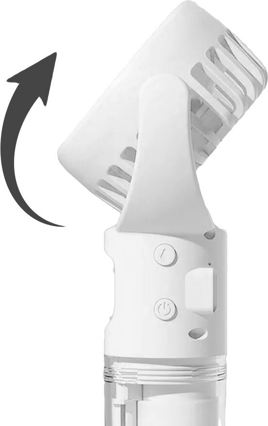 Mini Ventilator Med Spray - Håndholdt - Hvid - Mikamax