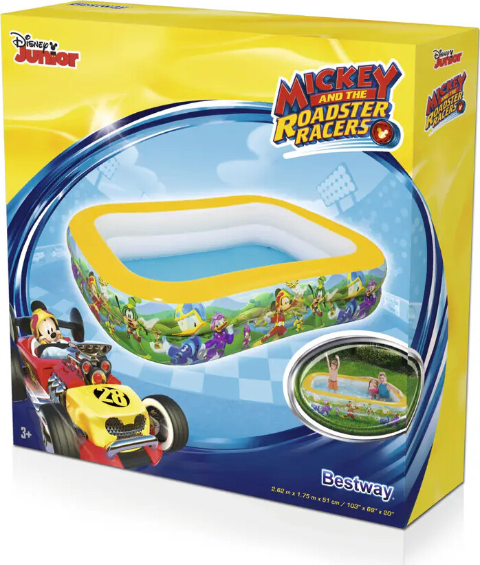Disney Badebassin - Mickey Mouse Roadster Racers - 778 L - Bestway