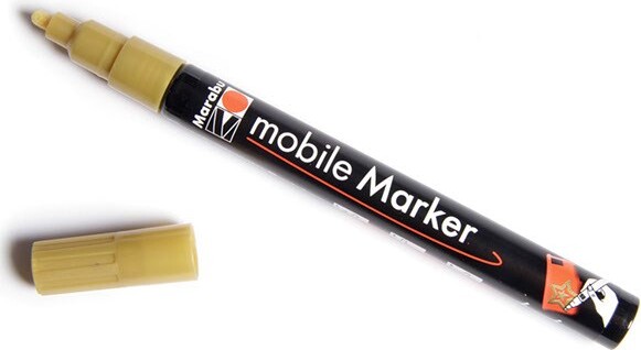 Marabu - Maling Til Mobil Cover - Mobile Marker - Guld