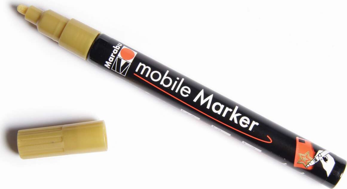 Marabu - Maling Til Mobil Cover - Mobile Marker - Guld
