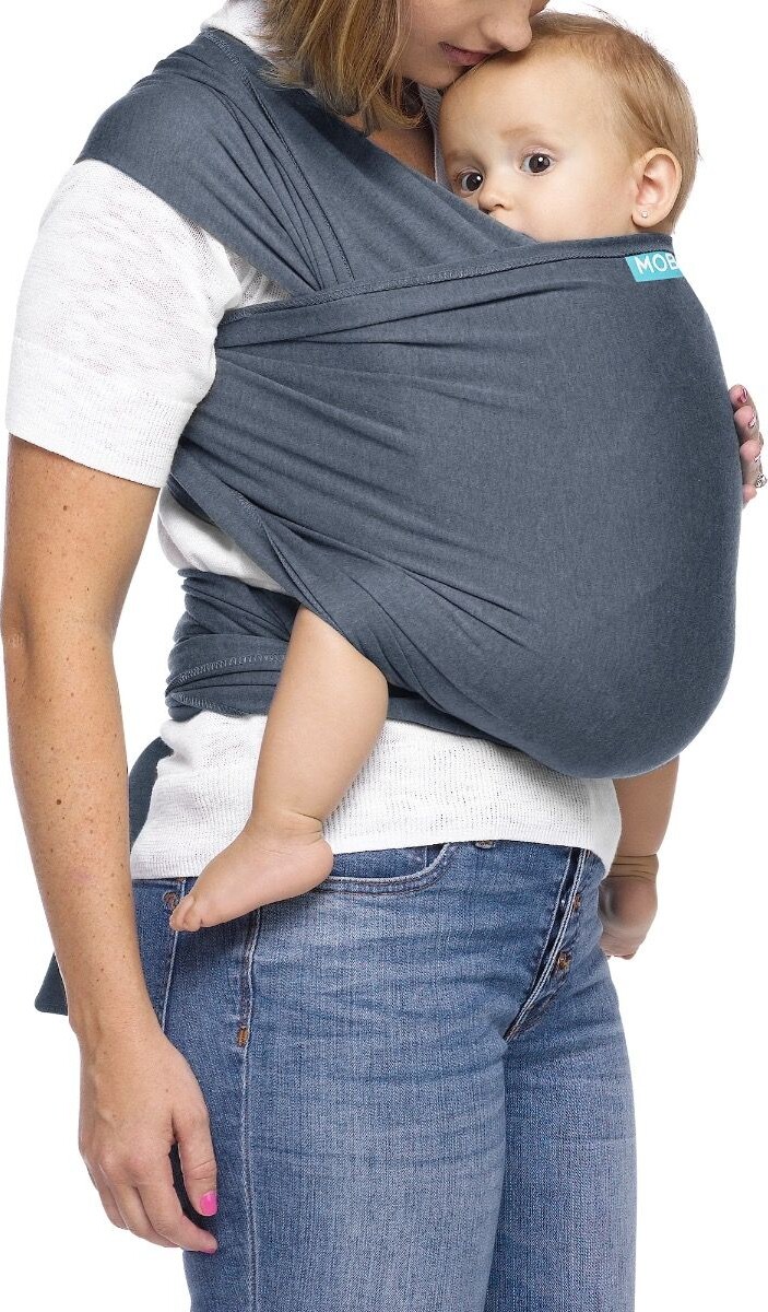 Moby - Strækvikle Wrap Evolution - Denim Blå