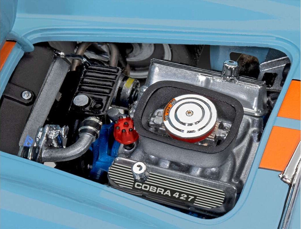 Revell - 65 Shelby Cobra 427 Bil Byggesæt Inkl Maling - 1 24 - Level 4 -