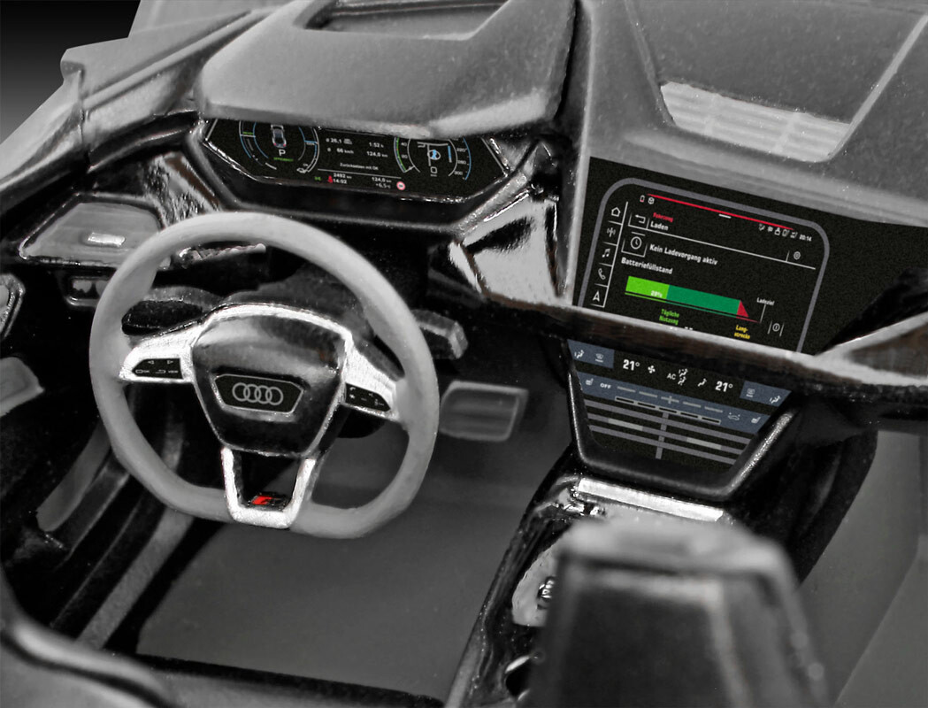 Revell - Audi Rs E-Tron Gt - Male Byggesæt Modelbil - 67698