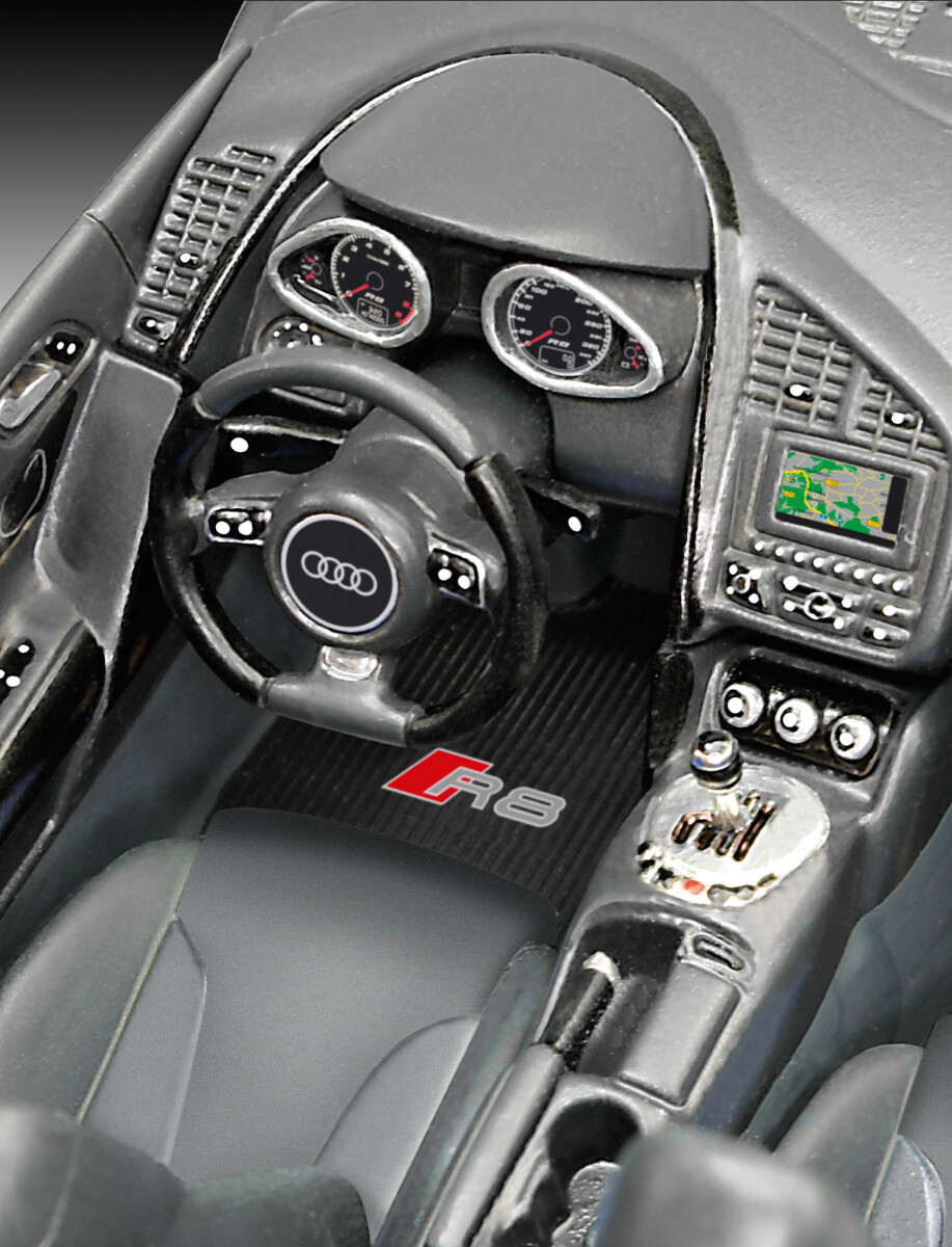 Revell - Audi R8 Model Bil Byggesæt Inkl Maling - 1 24 - 67057
