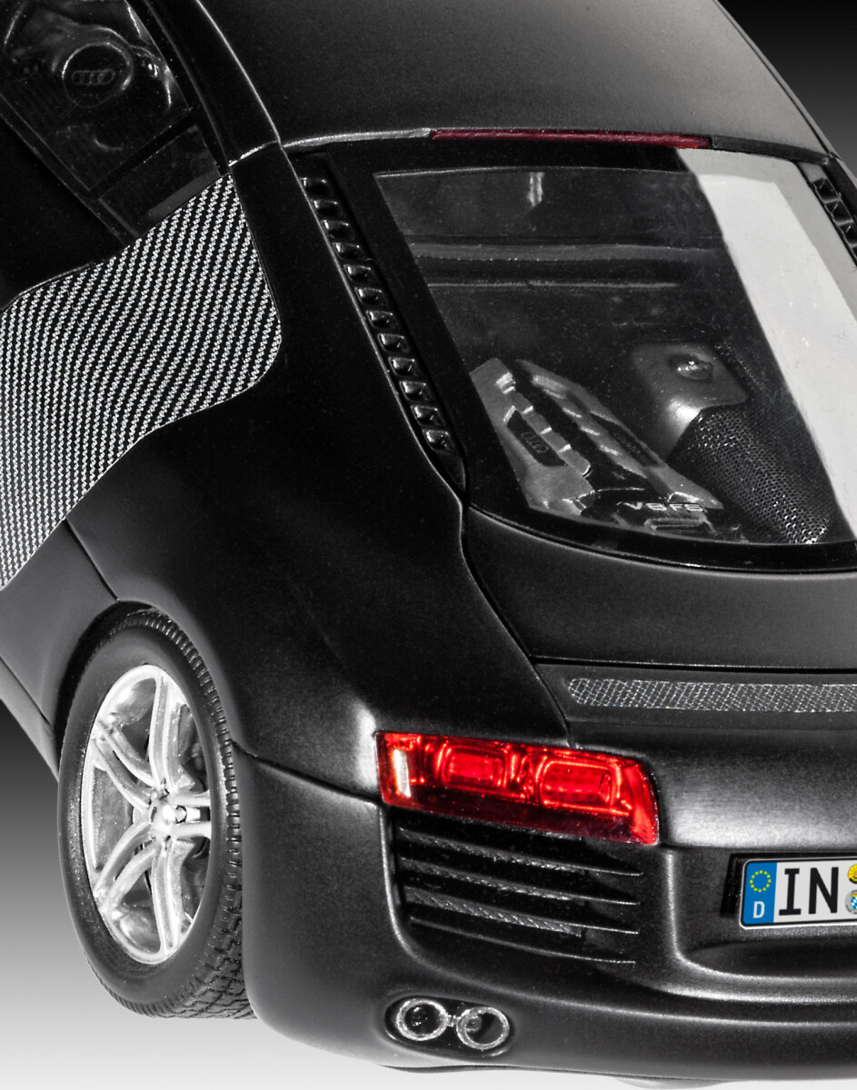 Revell - Audi R8 Model Bil Byggesæt Inkl Maling - 1 24 - 67057