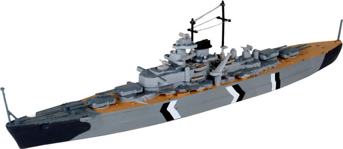 Revell - Bismarck Model Skib Byggesæt Inkl Maling - 1 1200 - 65802