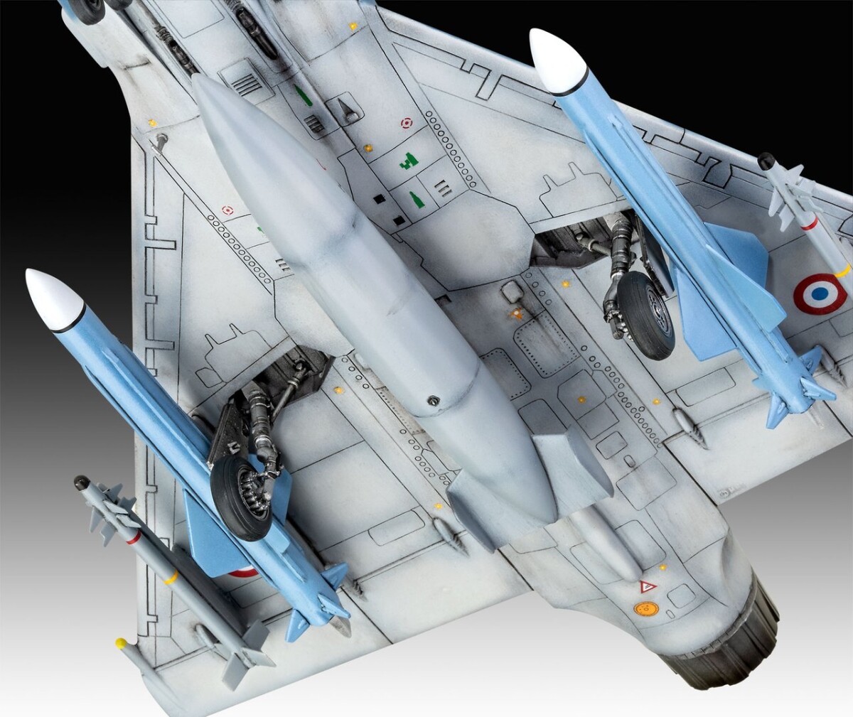 Revell - Mirage 2000C Model Fly Byggesæt - 1 48 - Level 5 - 03813