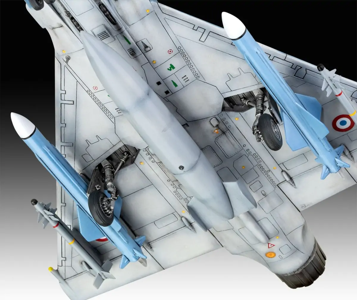 Revell - Mirage 2000C Model Fly Byggesæt - 1 48 - Level 5 - 03813