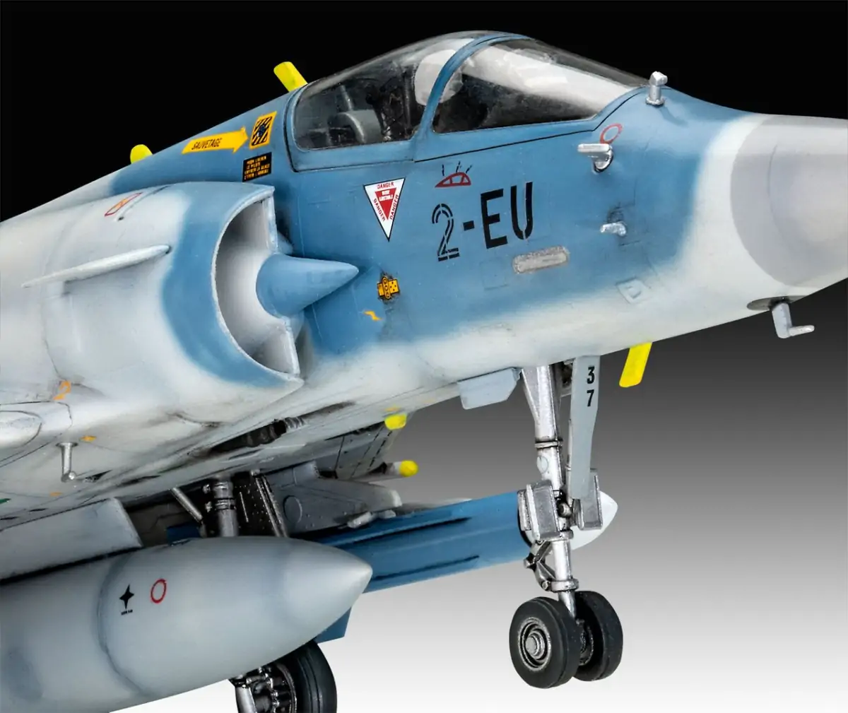 Revell - Mirage 2000C Model Fly Byggesæt - 1 48 - Level 5 - 03813