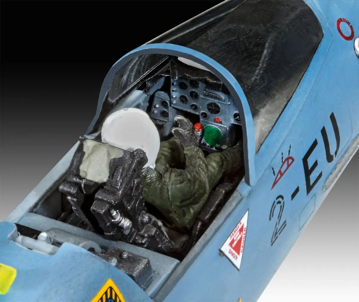 Revell - Mirage 2000C Model Fly Byggesæt - 1 48 - Level 5 - 03813